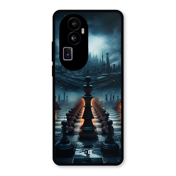 Chess World Metal Back Case for Oppo Reno10 Pro Plus