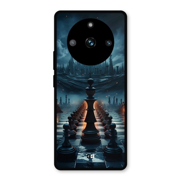 Chess World Metal Back Case for Realme 11 Pro