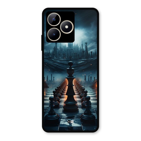 Chess World Metal Back Case for Realme C53