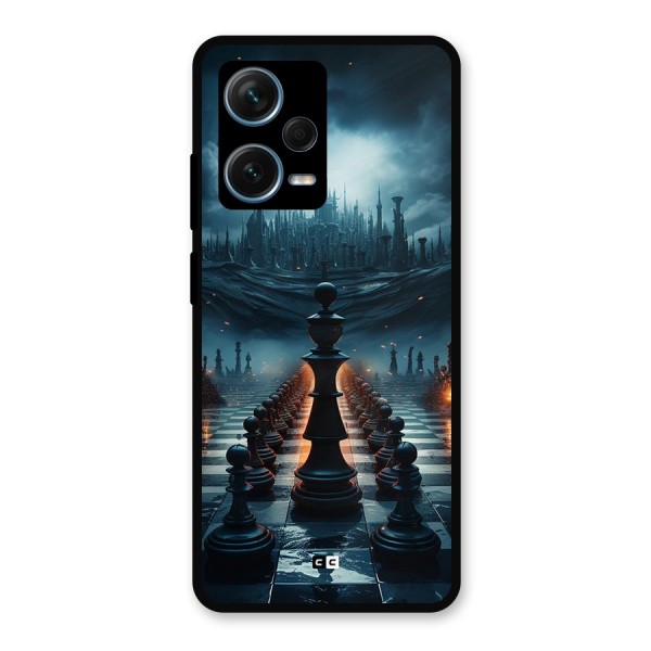 Chess World Metal Back Case for Redmi Note 12 Pro Plus 5G
