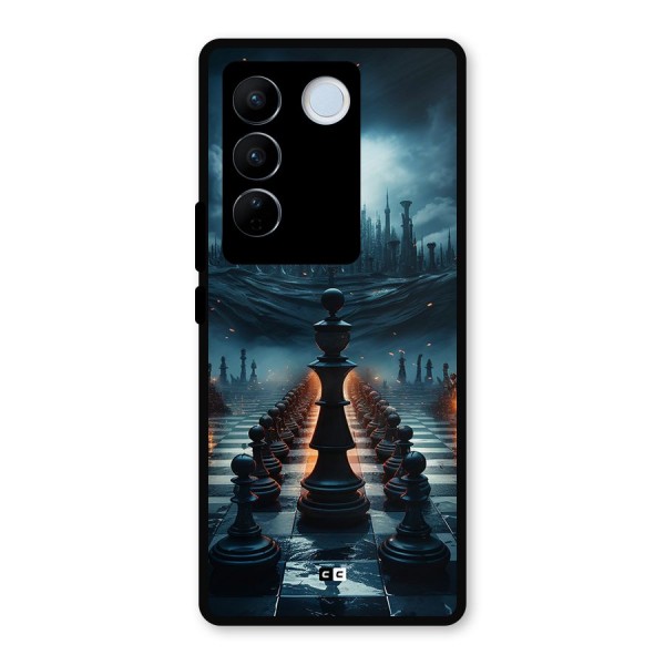 Chess World Metal Back Case for Vivo V27