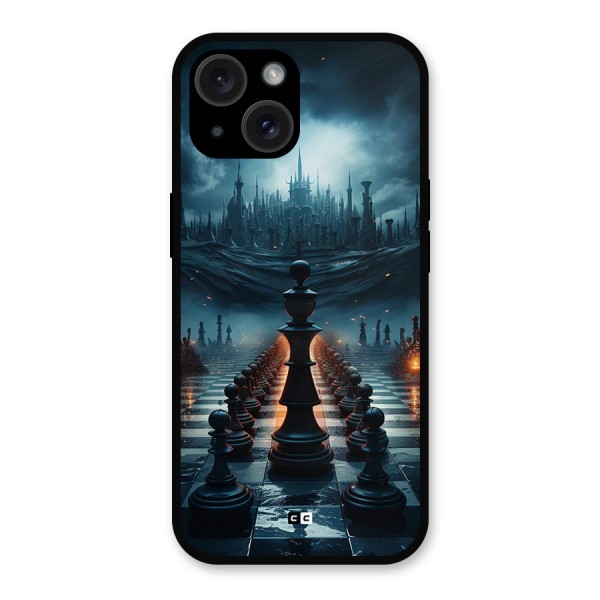 Chess World Metal Back Case for iPhone 15