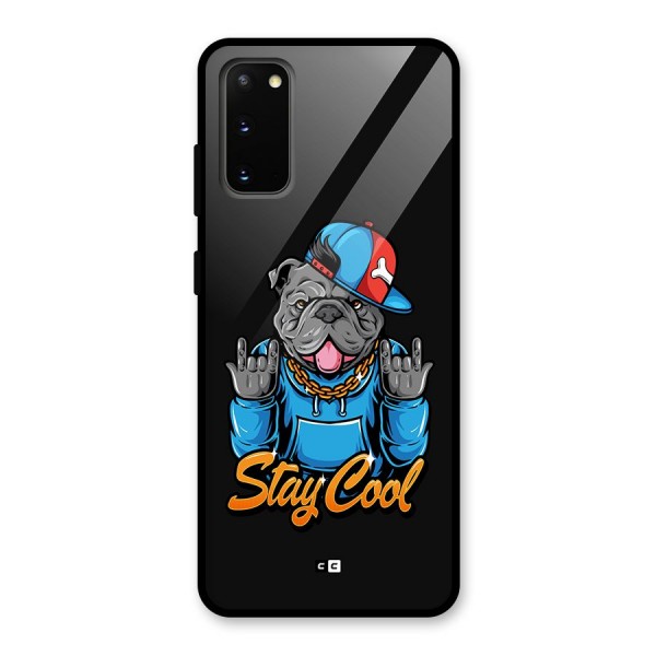 Chill Calm Cool Glass Back Case for Galaxy S20