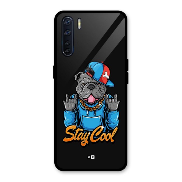 Chill Calm Cool Glass Back Case for Oppo F15