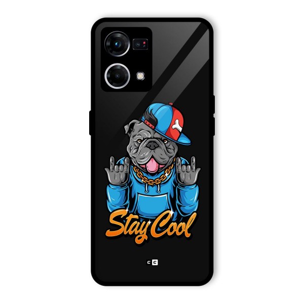 Chill Calm Cool Glass Back Case for Oppo F21s Pro 4G
