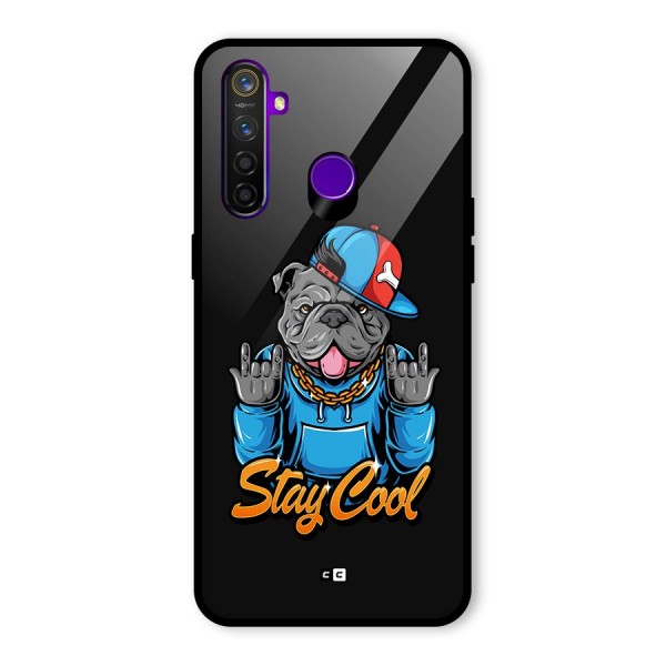 Chill Calm Cool Glass Back Case for Realme 5 Pro