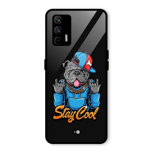 Chill Calm Cool Glass Back Case for Realme X7 Max