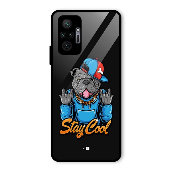 Chill Calm Cool Glass Back Case for Redmi Note 10 Pro Max