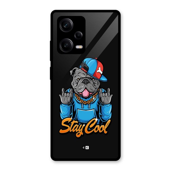 Chill Calm Cool Glass Back Case for Redmi Note 12 Pro