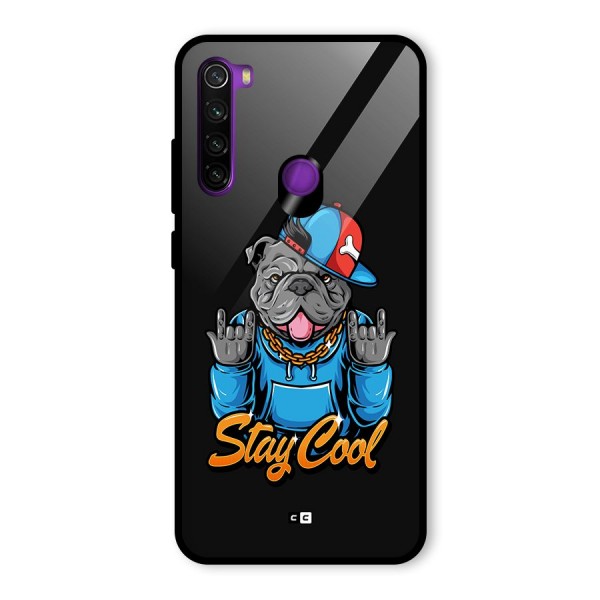 Chill Calm Cool Glass Back Case for Redmi Note 8