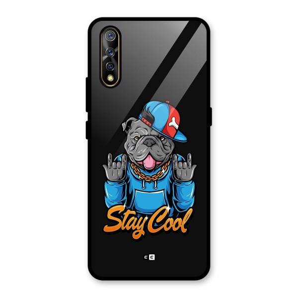 Chill Calm Cool Glass Back Case for Vivo S1