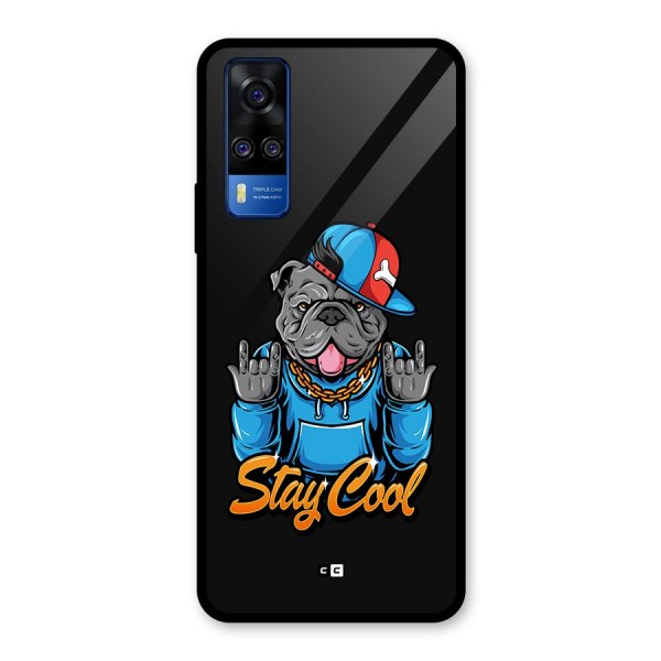 Chill Calm Cool Glass Back Case for Vivo Y51A