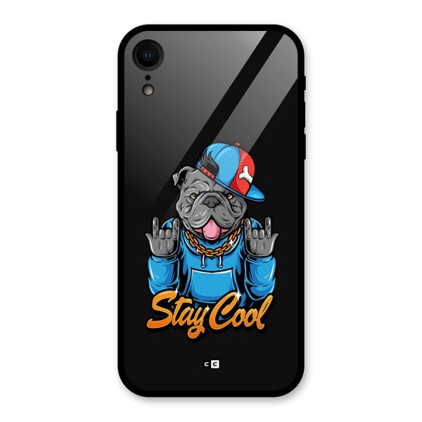 Chill Calm Cool Glass Back Case for iPhone XR