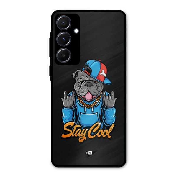 Chill Calm Cool Metal Back Case for Galaxy A55