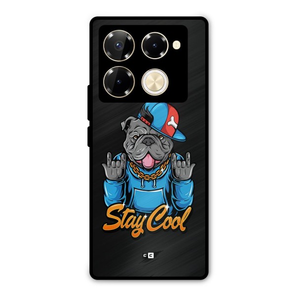Chill Calm Cool Metal Back Case for Infinix Note 40 Pro Plus