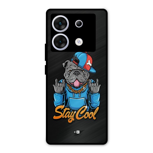 Chill Calm Cool Metal Back Case for Infinix Zero 30 5G