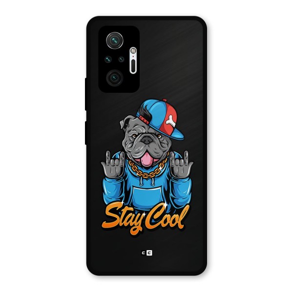 Chill Calm Cool Metal Back Case for Redmi Note 10 Pro Max