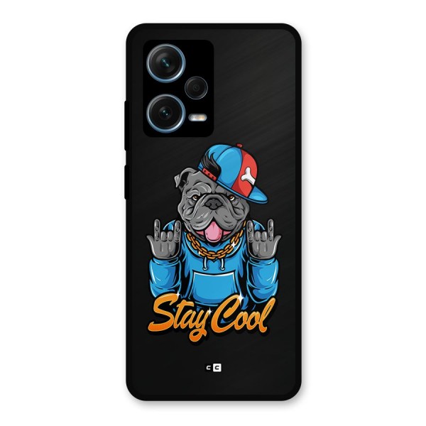 Chill Calm Cool Metal Back Case for Redmi Note 12 Pro Plus 5G
