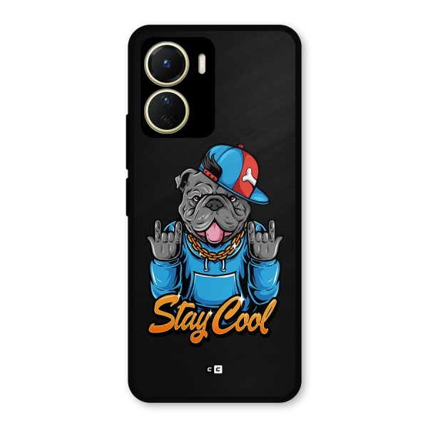 Chill Calm Cool Metal Back Case for Vivo Y16