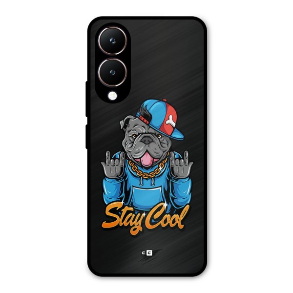 Chill Calm Cool Metal Back Case for Vivo Y28