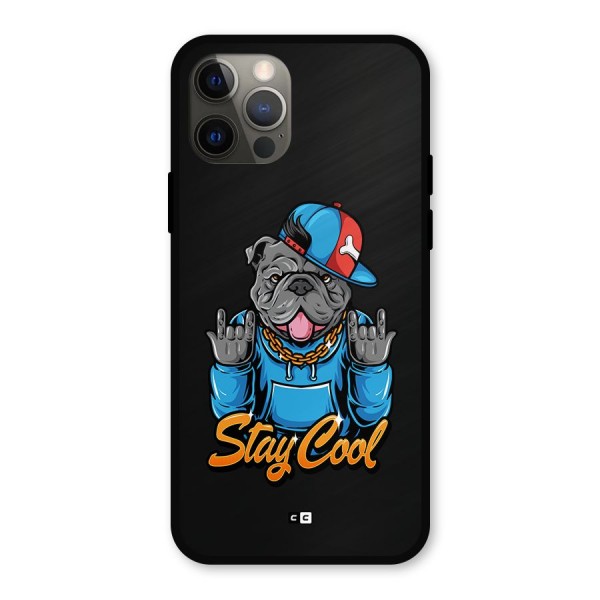 Chill Calm Cool Metal Back Case for iPhone 12 Pro