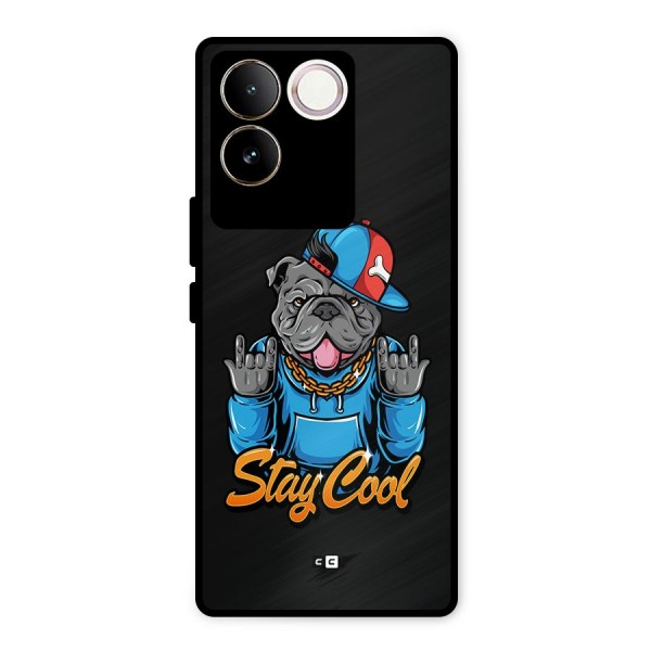 Chill Calm Cool Metal Back Case for iQOO Z7 Pro