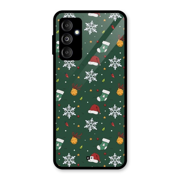 Christmas Call Glass Back Case for Galaxy M14 5G
