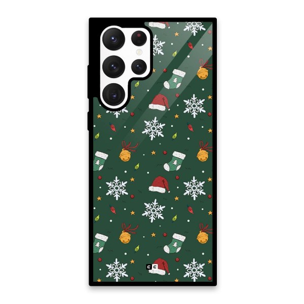 Christmas Call Glass Back Case for Galaxy S22 Ultra 5G
