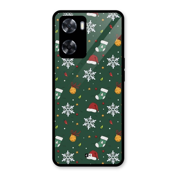 Christmas Call Glass Back Case for Oppo A57 2022