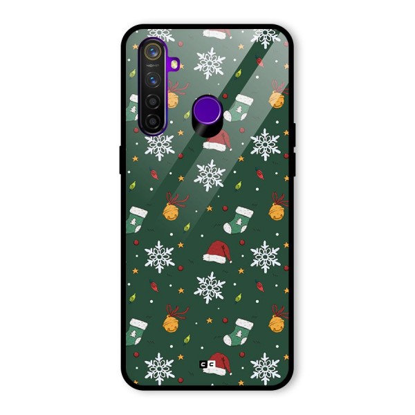 Christmas Call Glass Back Case for Realme 5 Pro