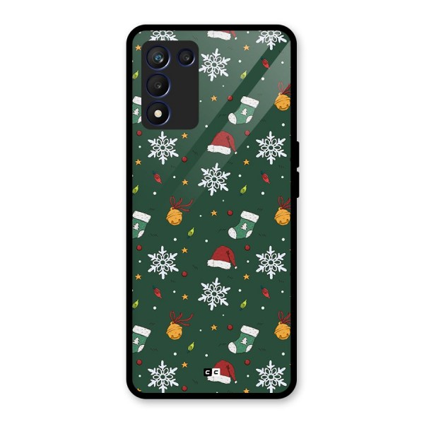 Christmas Call Glass Back Case for Realme 9 5G Speed