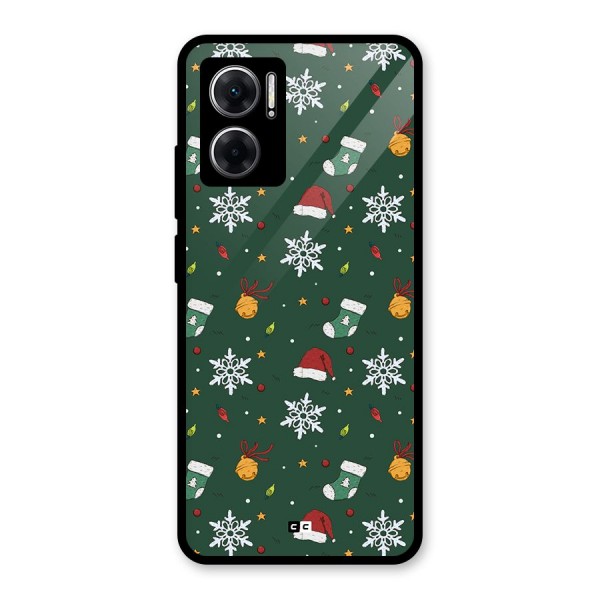 Christmas Call Glass Back Case for Redmi 11 Prime 5G