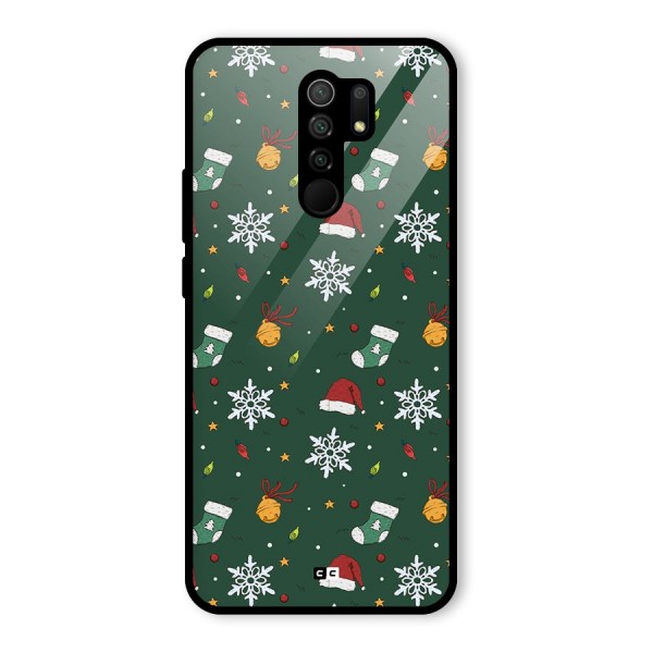 Christmas Call Glass Back Case for Redmi 9 Prime