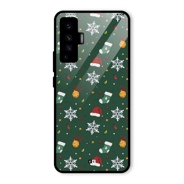 Christmas Call Glass Back Case for Vivo X50
