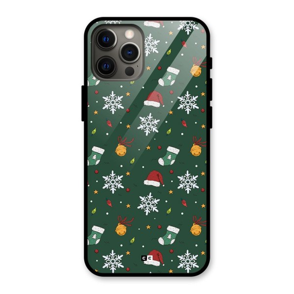 Christmas Call Glass Back Case for iPhone 12 Pro Max