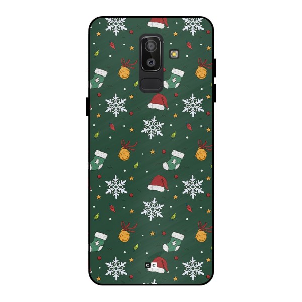 Christmas Call Metal Back Case for Galaxy J8