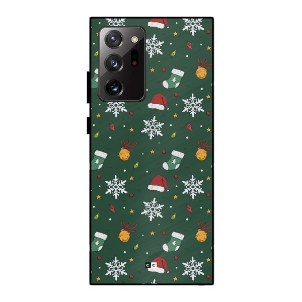 Christmas Call Metal Back Case for Galaxy Note 20 Ultra