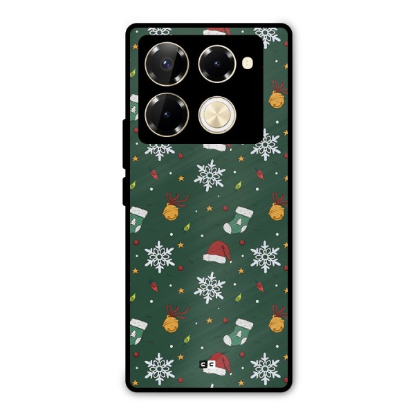 Christmas Call Metal Back Case for Infinix Note 40 Pro