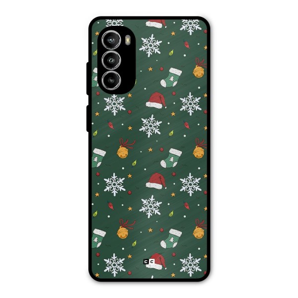 Christmas Call Metal Back Case for Moto G82