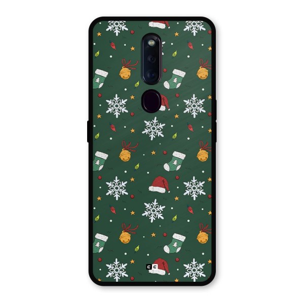 Christmas Call Metal Back Case for Oppo F11 Pro