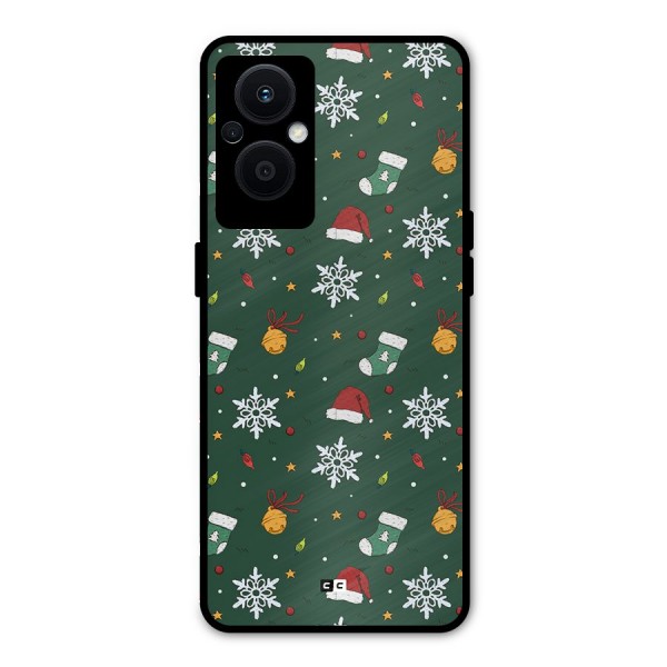 Christmas Call Metal Back Case for Oppo F21s Pro 5G