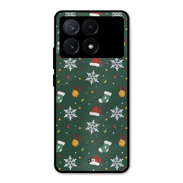 Christmas Call Metal Back Case for Poco X6 Pro