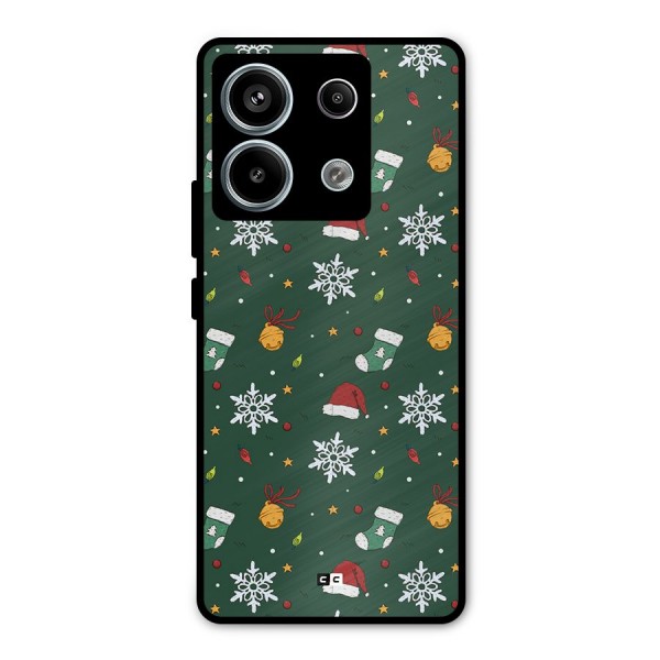 Christmas Call Metal Back Case for Redmi Note 13 Pro 5G