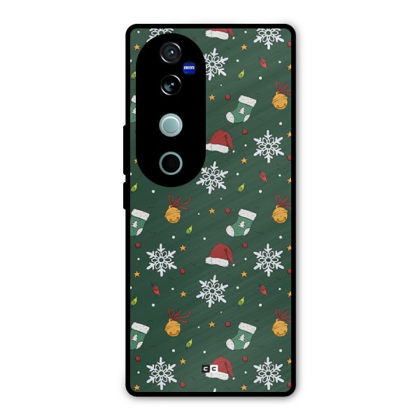 Christmas Call Metal Back Case for Vivo V40
