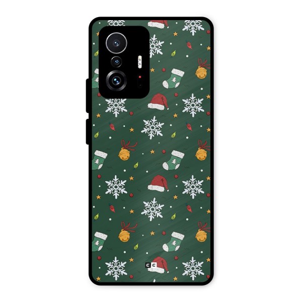 Christmas Call Metal Back Case for Xiaomi 11T Pro