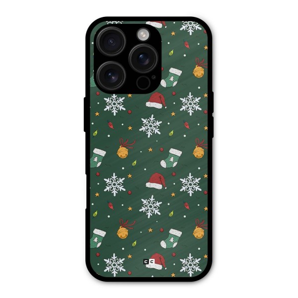 Christmas Call Metal Back Case for iPhone 16 Pro