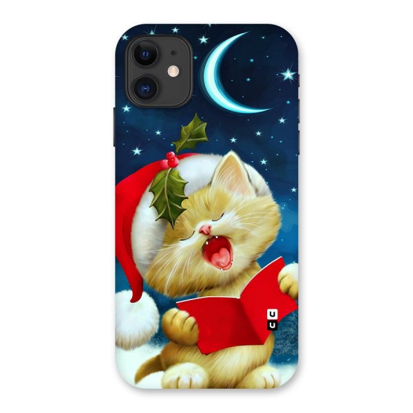 Christmas Cat Back Case for iPhone 11