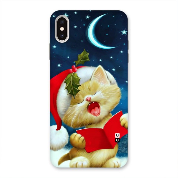 Christmas Cat Back Case for iPhone XS Max