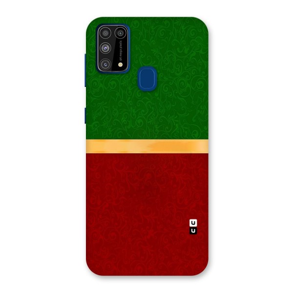Christmas Colors Stripe Back Case for Galaxy F41