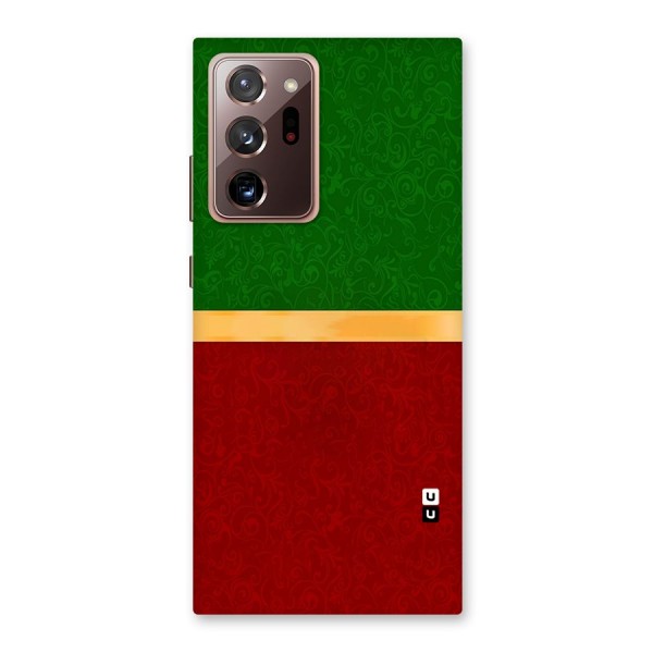 Christmas Colors Stripe Back Case for Galaxy Note 20 Ultra